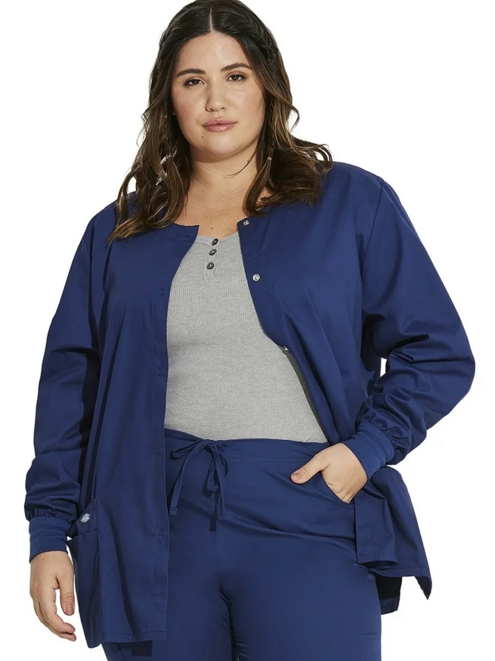 Butter-Soft Scrubs 3 piece Set Navy Blue size Large